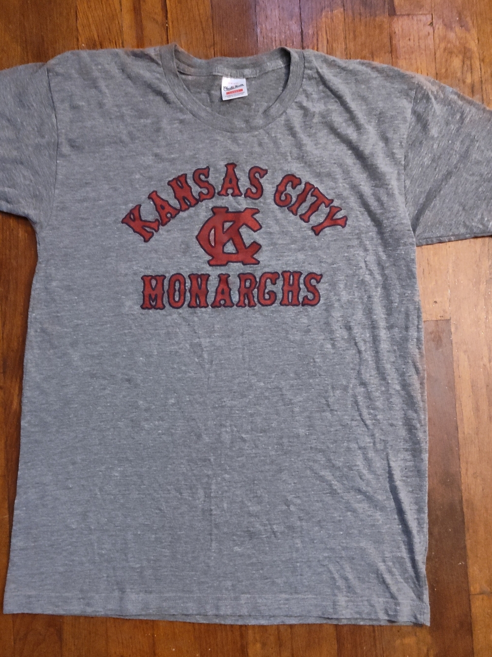 Kansas City Monarchs Grey Short Sleeve Tee